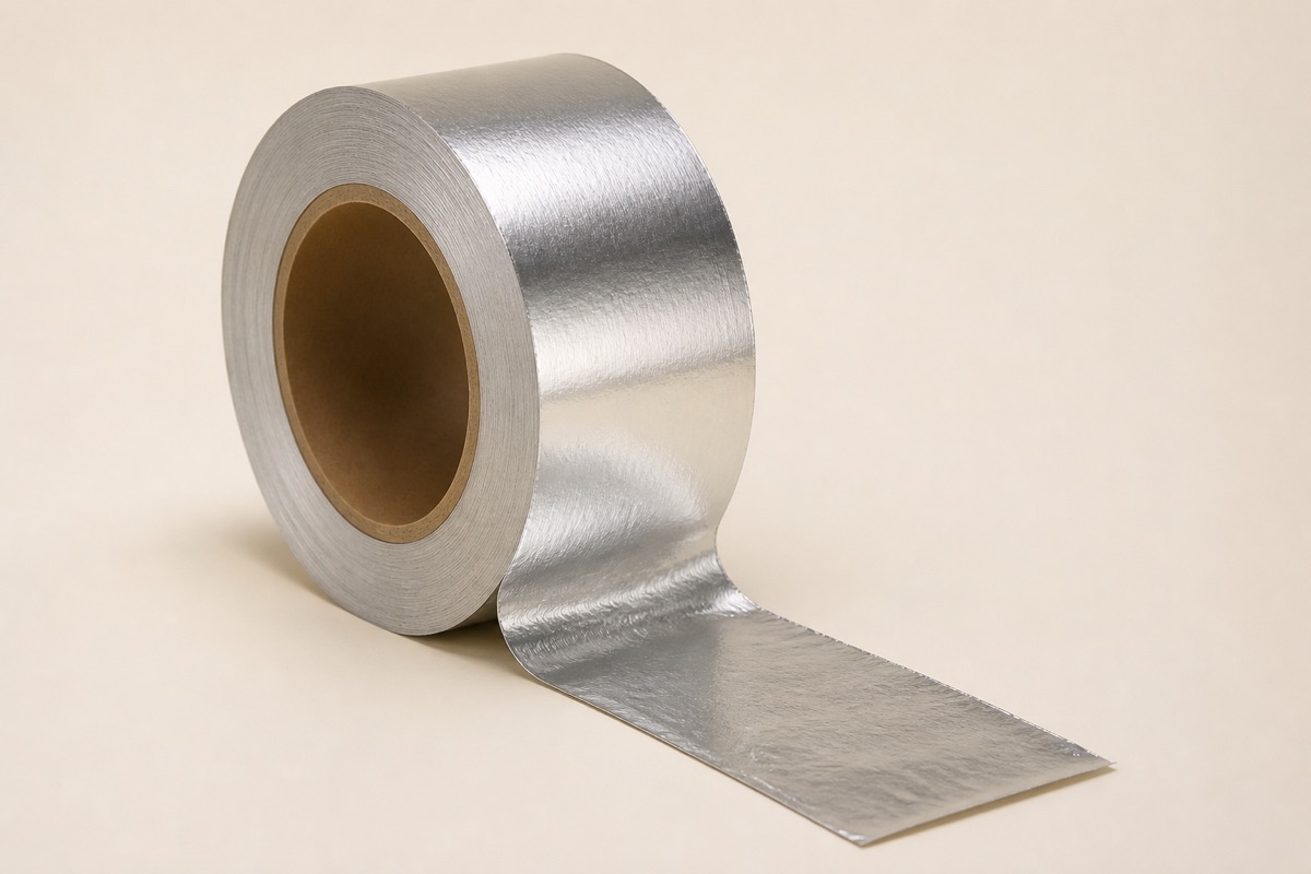 Rollo de cinta de aluminio para sellar láminas de policarbonato